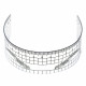 Plastic Eyebrow Ruler (black)