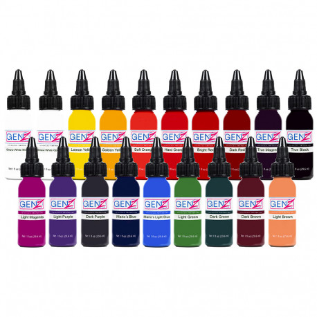 Intenze Ink Gen-Z - Basic Set (19x 30 ml)