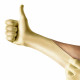 Espeon - Pearl gold nitrile gloves M