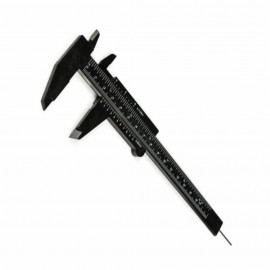 Plastic Caliper for eyebrow symmetry measurements (black)