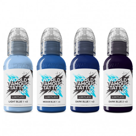 World Famous Limitless - Shades of Blue Collection set (4x 30 ml)