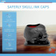 Saferly - Skull kalíšky na farbu (black) - 200 ks