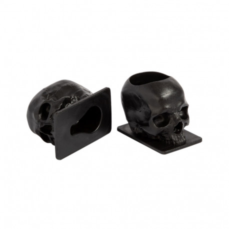 Saferly - Skull kalíšky na farbu (black) - 200 ks