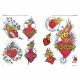 Idea Tattoo Collection - Sacred and Anatomic Hearts