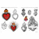 Idea Tattoo Collection - Sacred and Anatomic Hearts