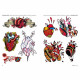 Idea Tattoo Collection - Sacred and Anatomic Hearts