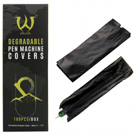 Black Degradable Pen cover (100 pcs)