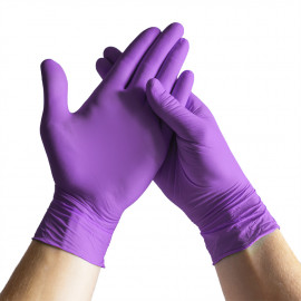 Espeon - Purple nitrile gloves Ideal S