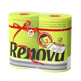 Renova - Toaletní papír zelený 4 ks