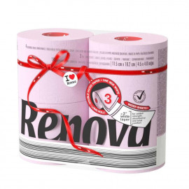 Renova - Toilet paper pink 4 pcs
