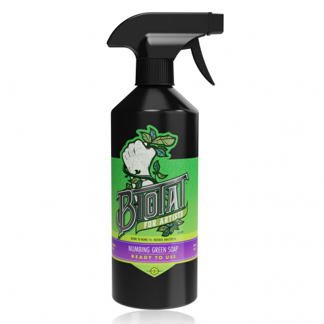 Biotat® - Numbing Tattoo Green Soap  Ready to use 500 ml