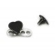 Mikrodermal - Disk Srdce Black