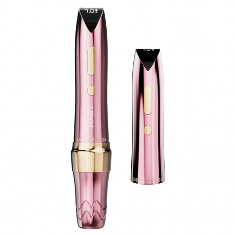 Mast - P60 Wireless Tattoo Pen Machine + 2 baterie Pink