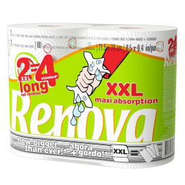 Renova - Papierové utierky biele 2 ks