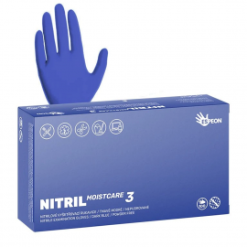Espeon - Dark blue nitrile gloves MOISTCARE3 100 pcs