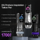 OG Produce – Pioneer-Inspiration Wireless Tattoo Pen Black – Dual Stroke (3,5 mm / 4,2 mm)