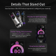 OG Produce – Pioneer-Inspiration Wireless Tattoo Pen Black – Dual Stroke (3,5 mm / 4,2 mm)