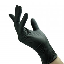 Unigloves - Select Black - Čierne latexové rukavice M