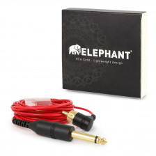 Elephant - RCA cable red (angled)