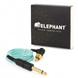 Elephant - RCA kábel červený (zahnutý)
