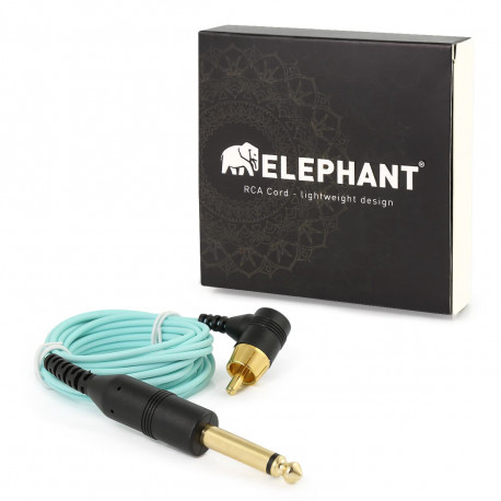 Elephant - RCA kábel červený (zahnutý)