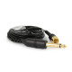 Elephant - RCA kabel černý (zahnutý)