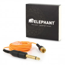 Elephant - RCA kabel oranžový (rovný)