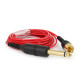 Elephant - RCA kabel červený (zahnutý)