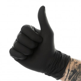 Espeon - Black latex gloves M